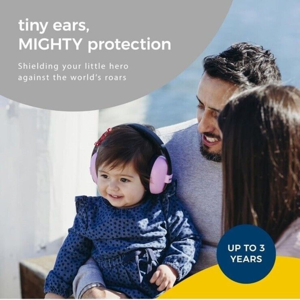 Baby Banz Earmuffs Infant Hearing Protection Noise Cancel Headphones 3+ Months